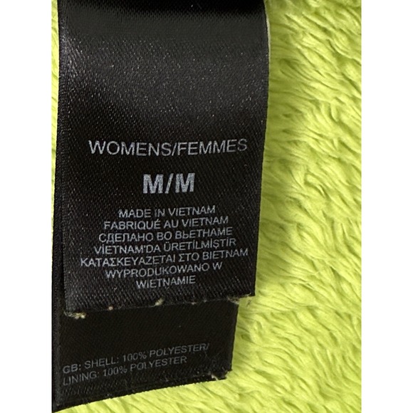 The North Face Women's Osito Fleece Zip Up Jacket Lime Green Outdoor Casual Med - Picture 8 of 14